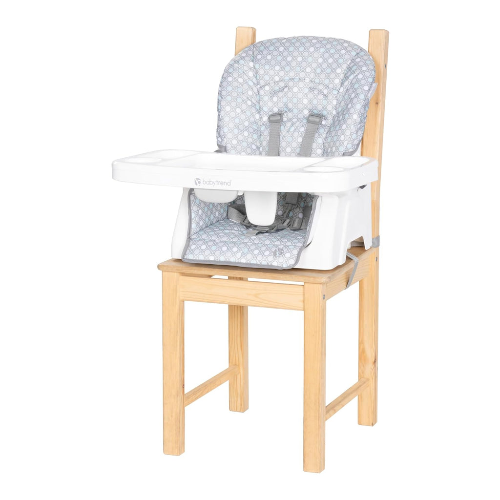 Adapt SpaceSaving Booster High Chair, Elephant Meadow Coral