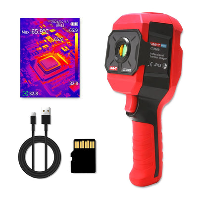 UNI-T UTi260B Thermal Camera with Macro Lens, Infrared Cameras Thermal Imaging Camera 256x192 IR Resolution Thermal Imager 49152Pixels 7 Palettes 25 Hz Refresh Rate, IP65 2-Meter Drop, 2.8" LCD