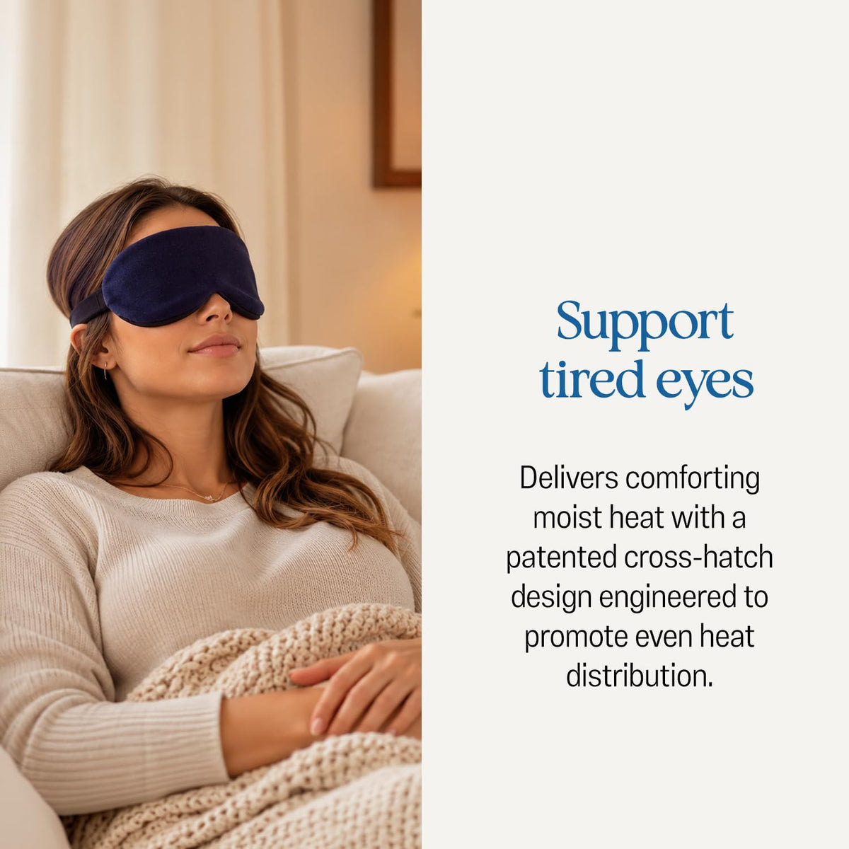 Dry Eye Mask Premium for Tired Eyes – 1 Instant Heat Diffusing Mask