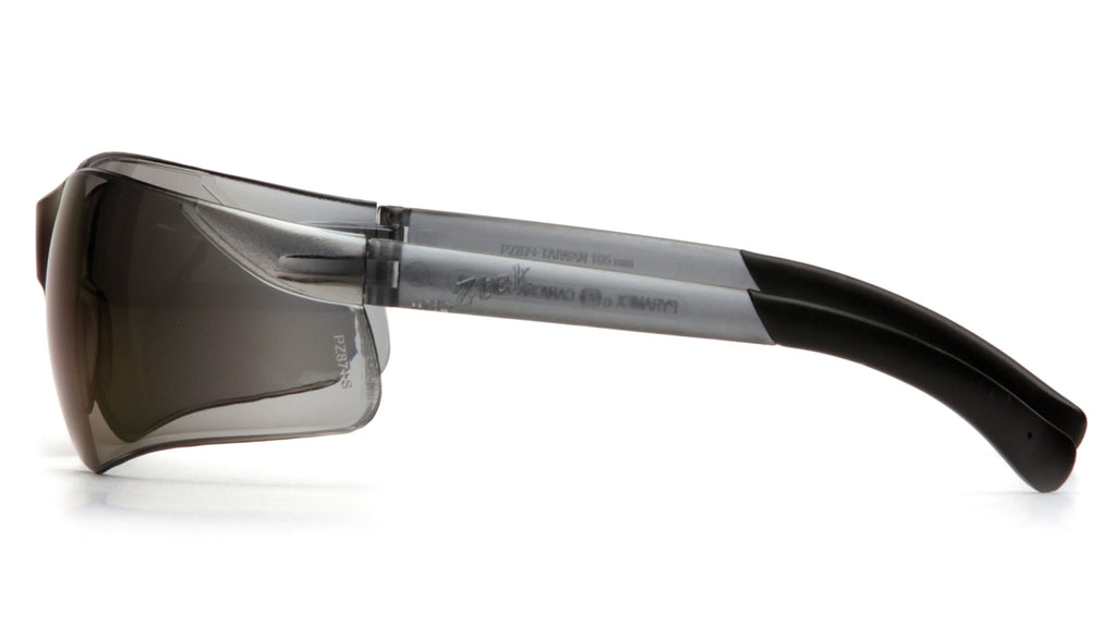 S2575SN Mini Ztek Safety Glasses Blue Mirror Lens Blue Mirror Frame ANSI Z87+