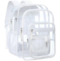 Clear Backpack for School - 18 Inch Extra Large Clear Bookbag White