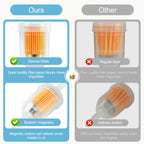 20 Pack 1/4 & 5/16 Inch Inline Fuel Filter with Magnet