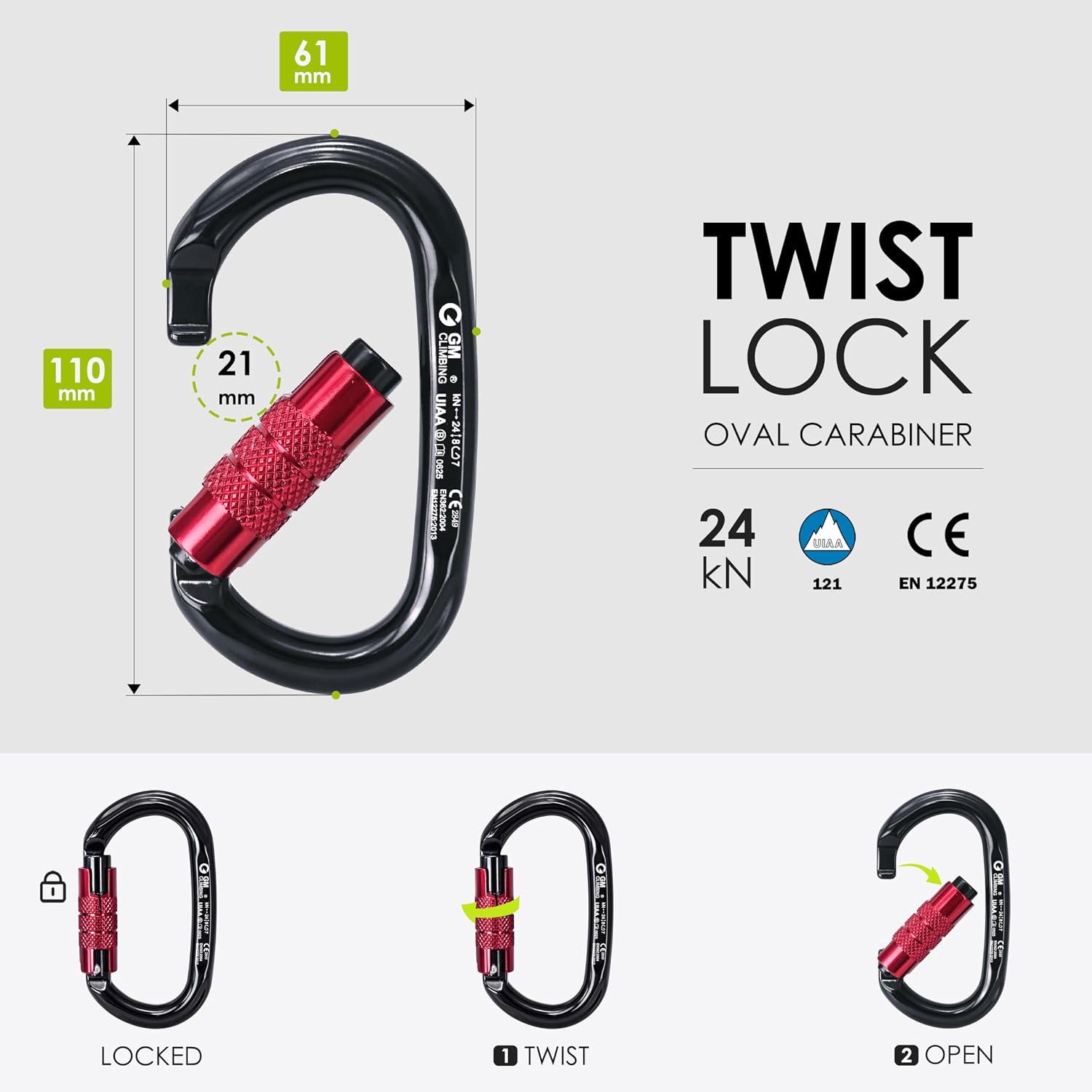 Micro Prusik Minding Pulley 25kN CE UIAA Certified 12mm Single Pulley Mobile Side Plates for Arborist Rigging