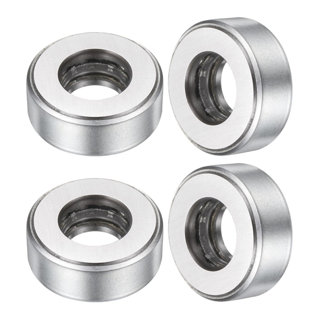 uxcell 51202 Thrust Bearing, 4pcs 0.59" Bore x 1.34" OD x 0.5" Width