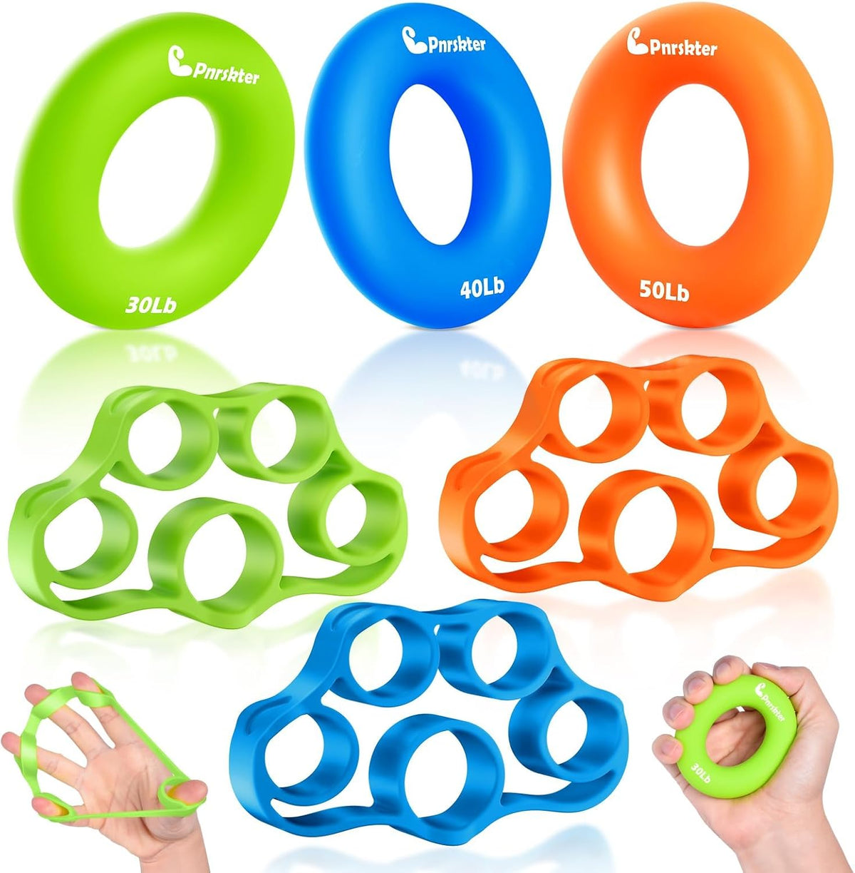 Hand Grip Strengthener, Finger Exerciser, Grip Strength Trainer