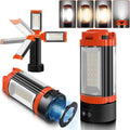 Rechargeable 10000mAh Camping Light, Cordless Work Light with 3 LED Lamp Heads, 2200 Lumens Dimmable Magnetic
