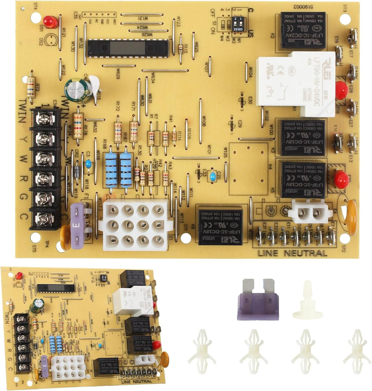 New Upgrade 50A55-743 Furnace Control Board