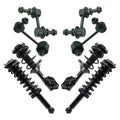 TRQ Front and Rear Suspension Kit Complete Strut & Coil Spring Assembly