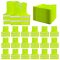 36 Pack Construction Safety Vests Bulk Yellow