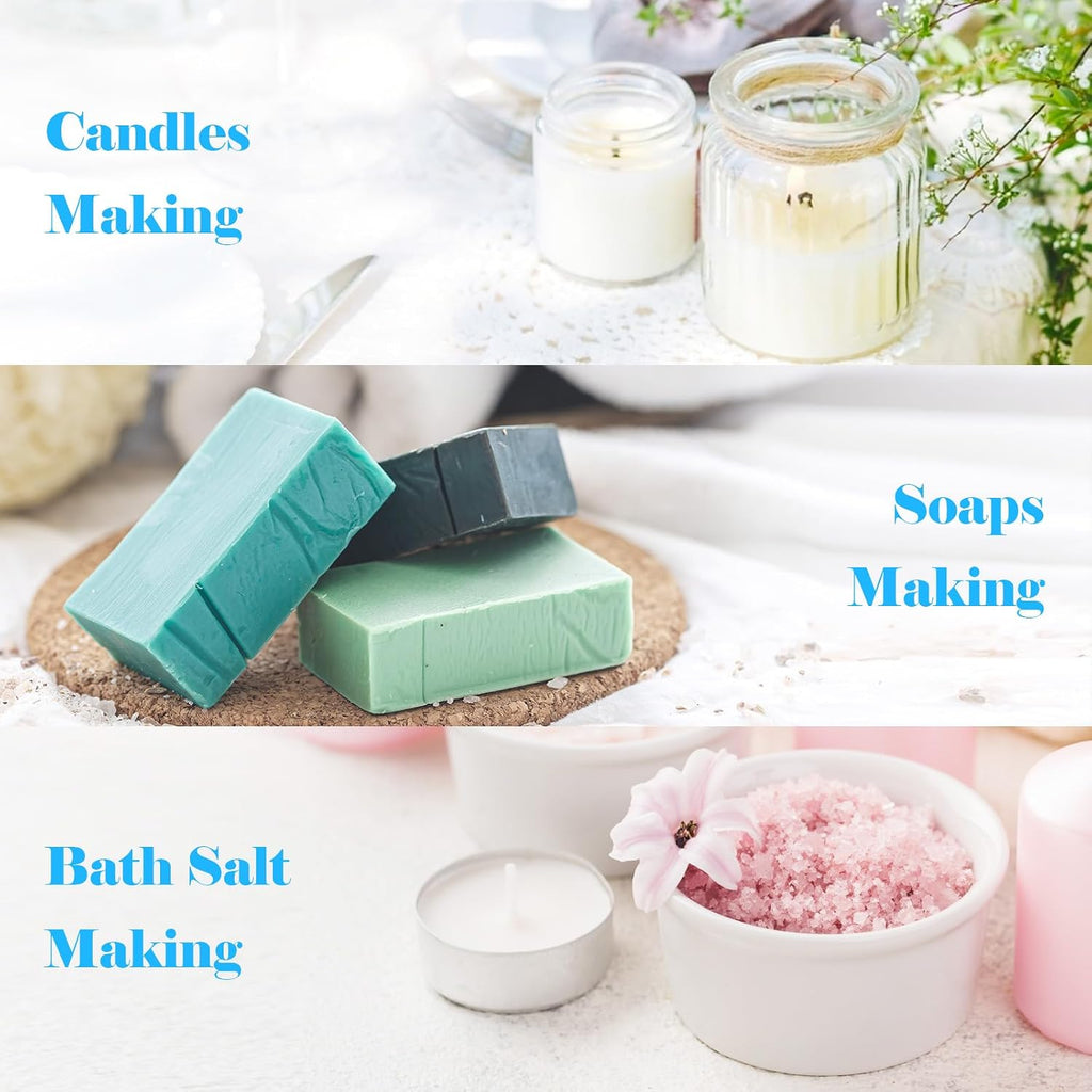 Fragrance Oils Clean Set, 6 Soap Making Scents, Fragrance Oil for Candle Making, Essential Oils for Diffusers for