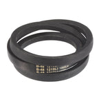 uxcell 3 Pack B48 Classic Wrapped V-Belt, 51" Outside Circumference, Black, Industrial Rubber V-Belt