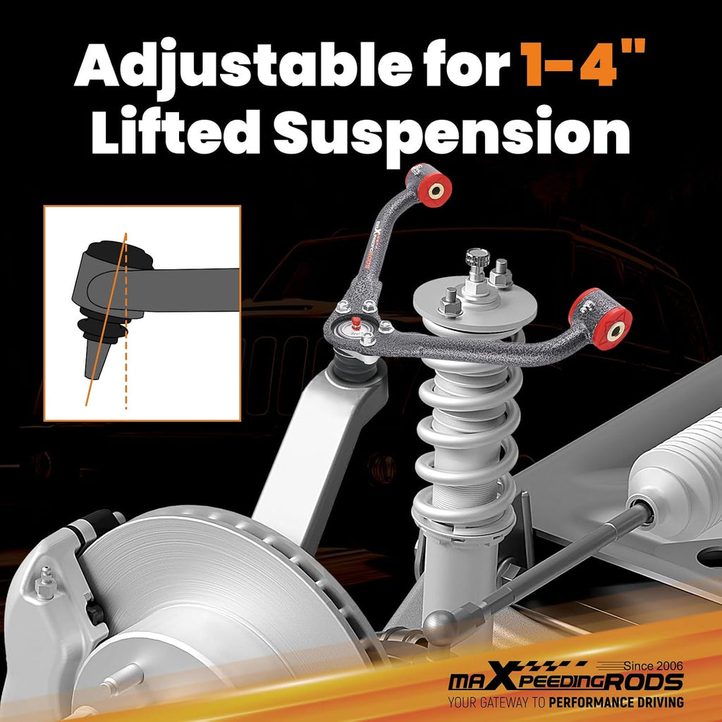 maXpeedingrods 1-4" Lift Front Upper Control Arms for Jeep Liberty 02-07