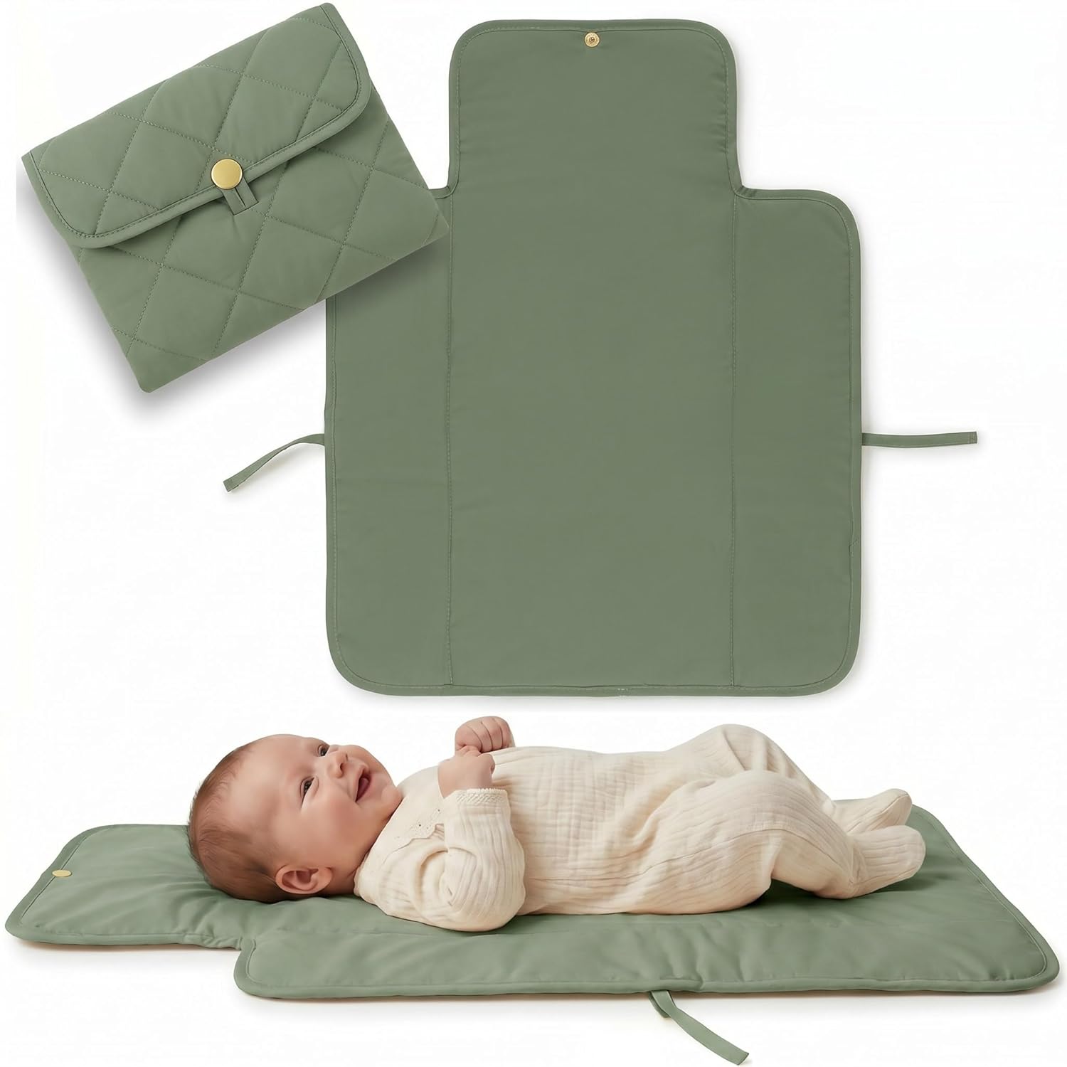 Portable Diaper Changing Pad - Soft and Easy to Clean Diaper Changing Mat for Babies - The Perfect Lightweight and