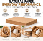 Indented Kraft Paper Sheets, 60 lb, 24 x 36 in, 210 Sheets