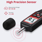 BTNTA Decibel Meter, Portable Digital Sound Level Meter 30-130dB A-Weighted