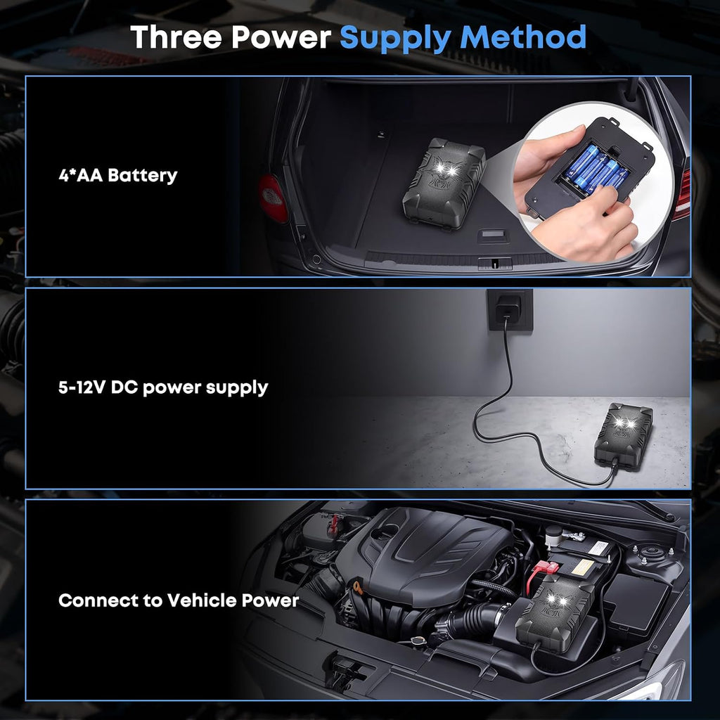 2026 Ultrasonic Pest Rodent Squirrels Repellent for Car Engines, 4 Pack | Mouse Repellent with Plug-in & Battery