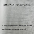 No Show Mesh Machine Embroidery Stabilizer Backing 12" x 50 Yd/roll