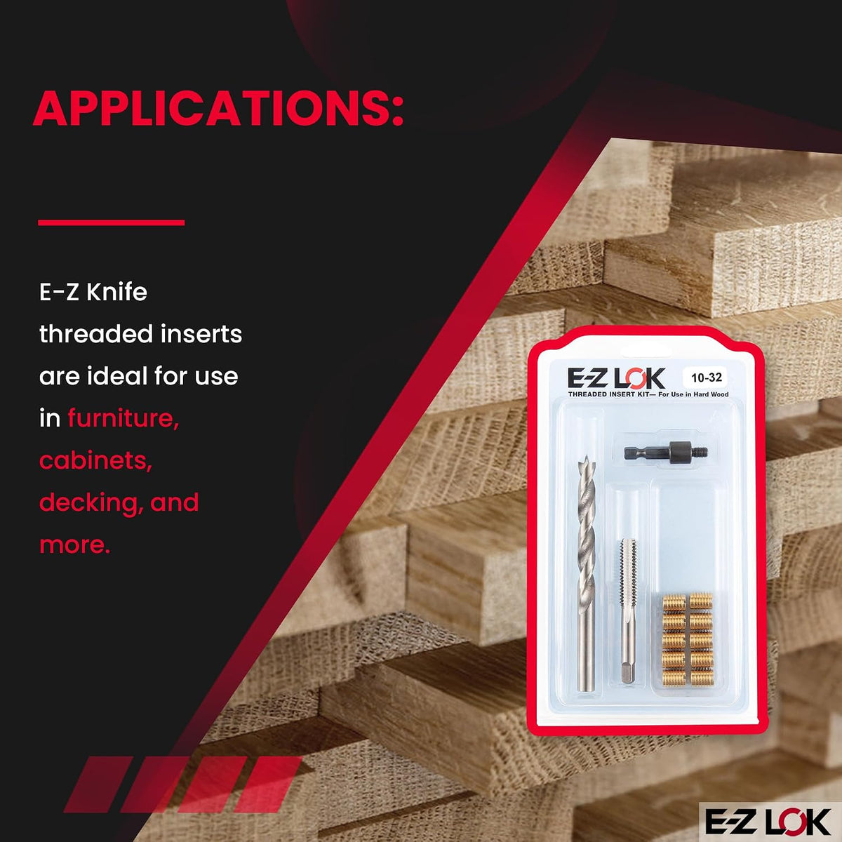 E-Z LOK Thread Repair Kit, 10-32