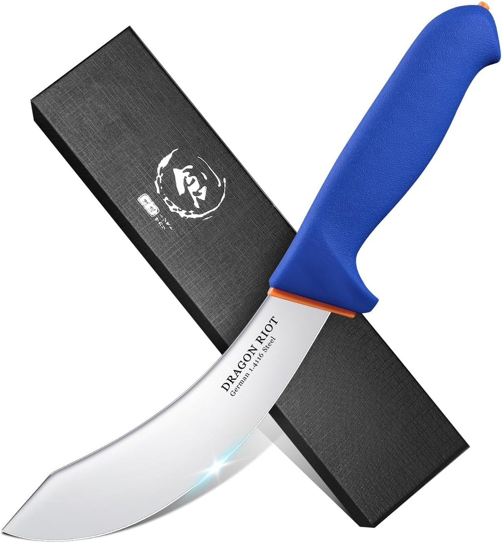 6 Inch Skinning Knife, Meat Trimming and Fillet Knife | Stainless Steel, Non-Slip Handle