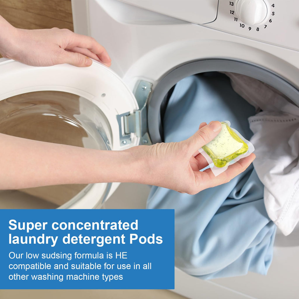 400 Pcs Laundry Detergent Soap Pods Bulk,Washing Laundry Pods