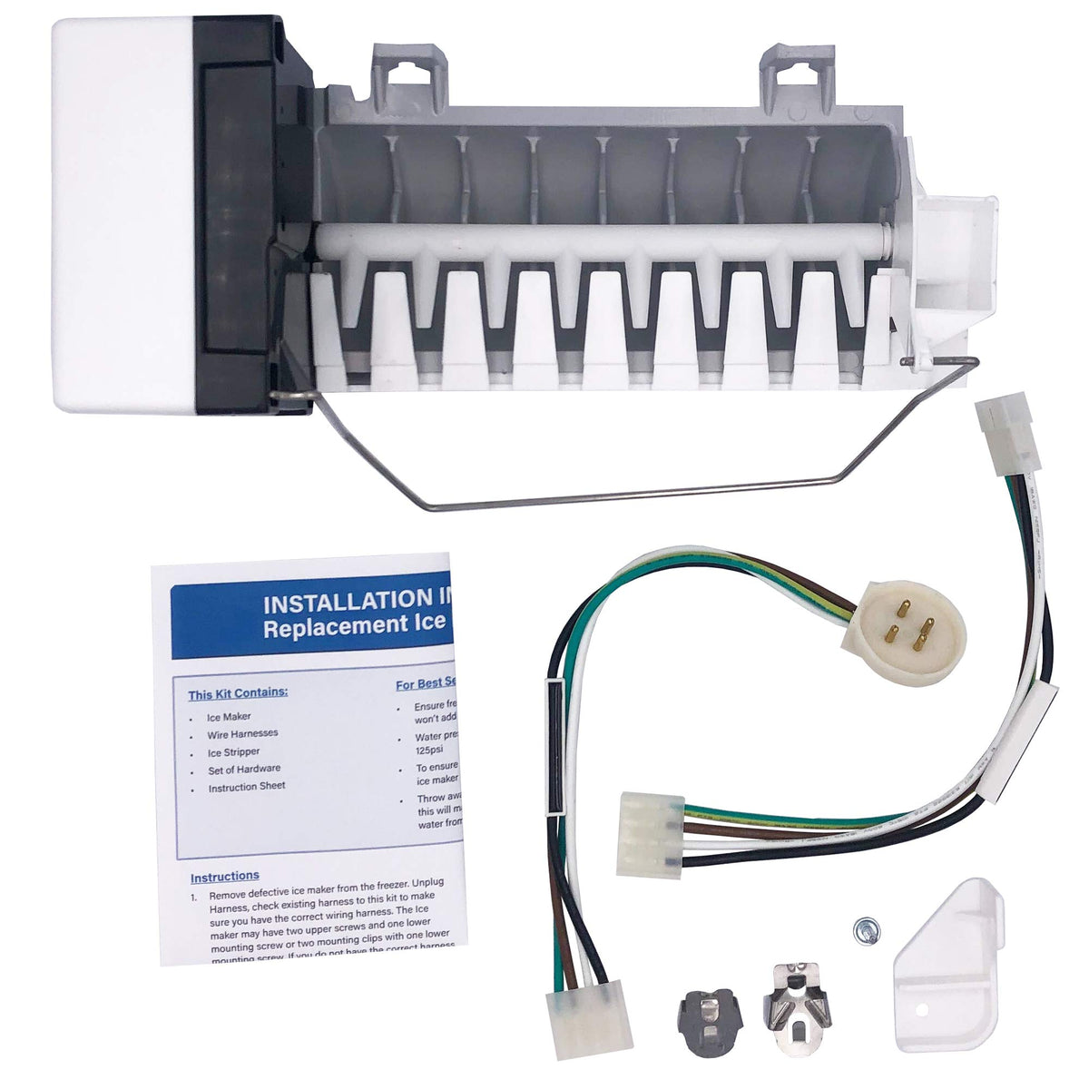 Supplying Demand 4317943 Refrigerator Ice Maker Replacement Kit