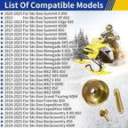 GOLKNHA Flywheel Puller Kit for Ski-Doo for Ski-Doo 850 ETEC 600R nowmobiles 2017-2021 OEM#529036403 529036434 Includes Essential Puller & Accessories