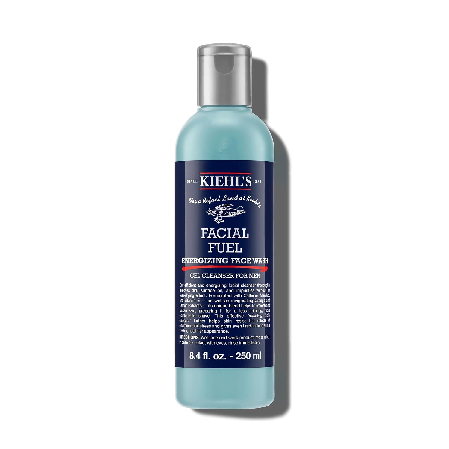 Facial Fuel Men's Invigorating Face Wash | Foaming Gel Formula Exfoliates & Cleans Skin - With Caffeine & Menthol