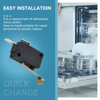EBF64375202 3W40025C Dishwasher Micro Switch Compatible with LG Kenmore