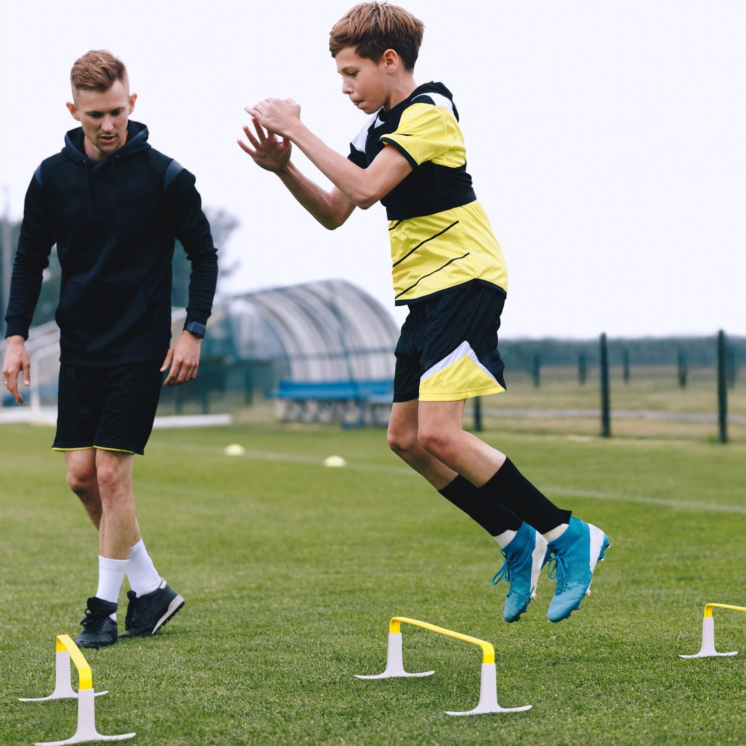 ZoomFlex Agility Hurdles w/Carry Bag - Flex-Safe Modular Speed Training