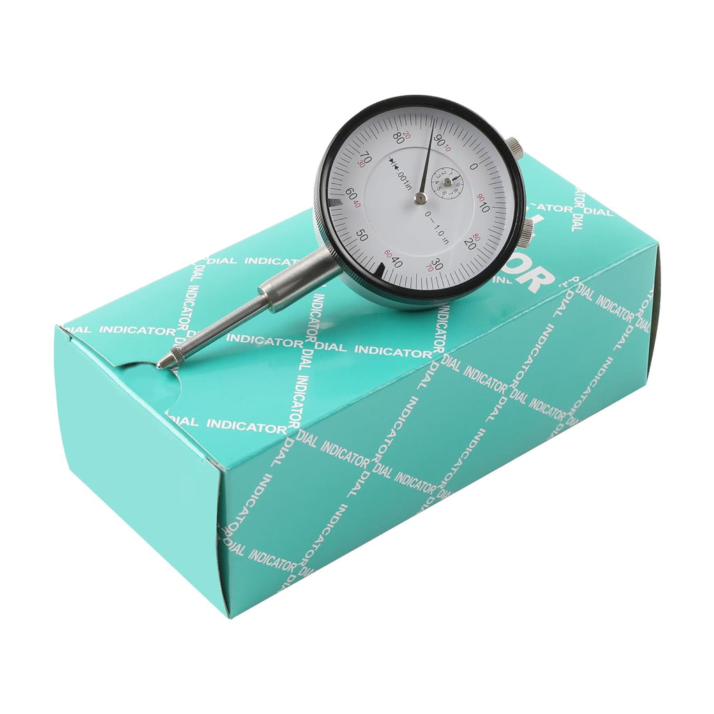 HFS Dial Indicator, 0-1" Range, 0.001" Graduation, 1/4" Lug Back