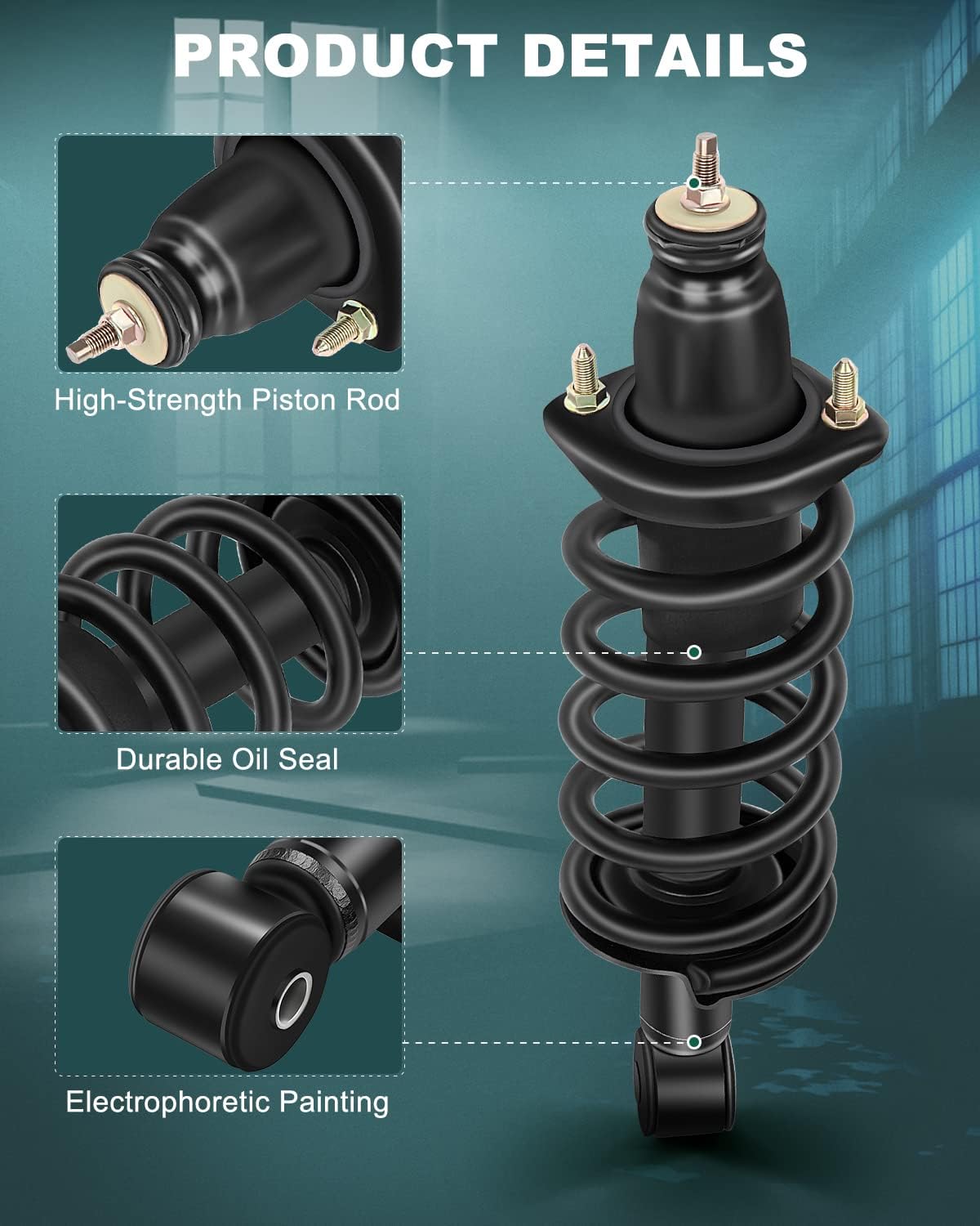 AUTOMUTO Strut Spring Assembly Front and Rear Fit for Honda CR-V 2002-2006