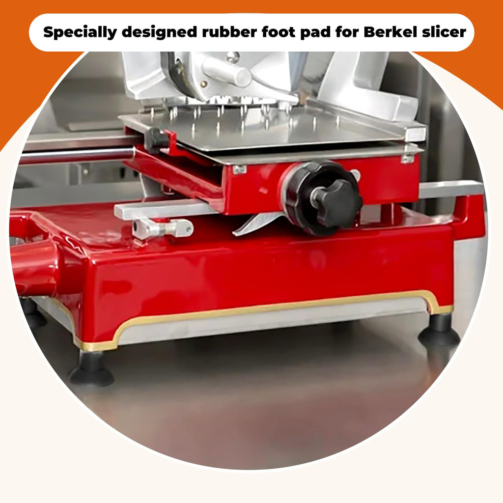 01-40829E-00093 Slicer Rubber Feet, for Berkel Meat Slicer Machine - 4 PCS
