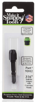 Make it Snappy Tools 3/16 Inch Drill Bit Adapter, Compatible with Festool Centrotec Chucks #92012
