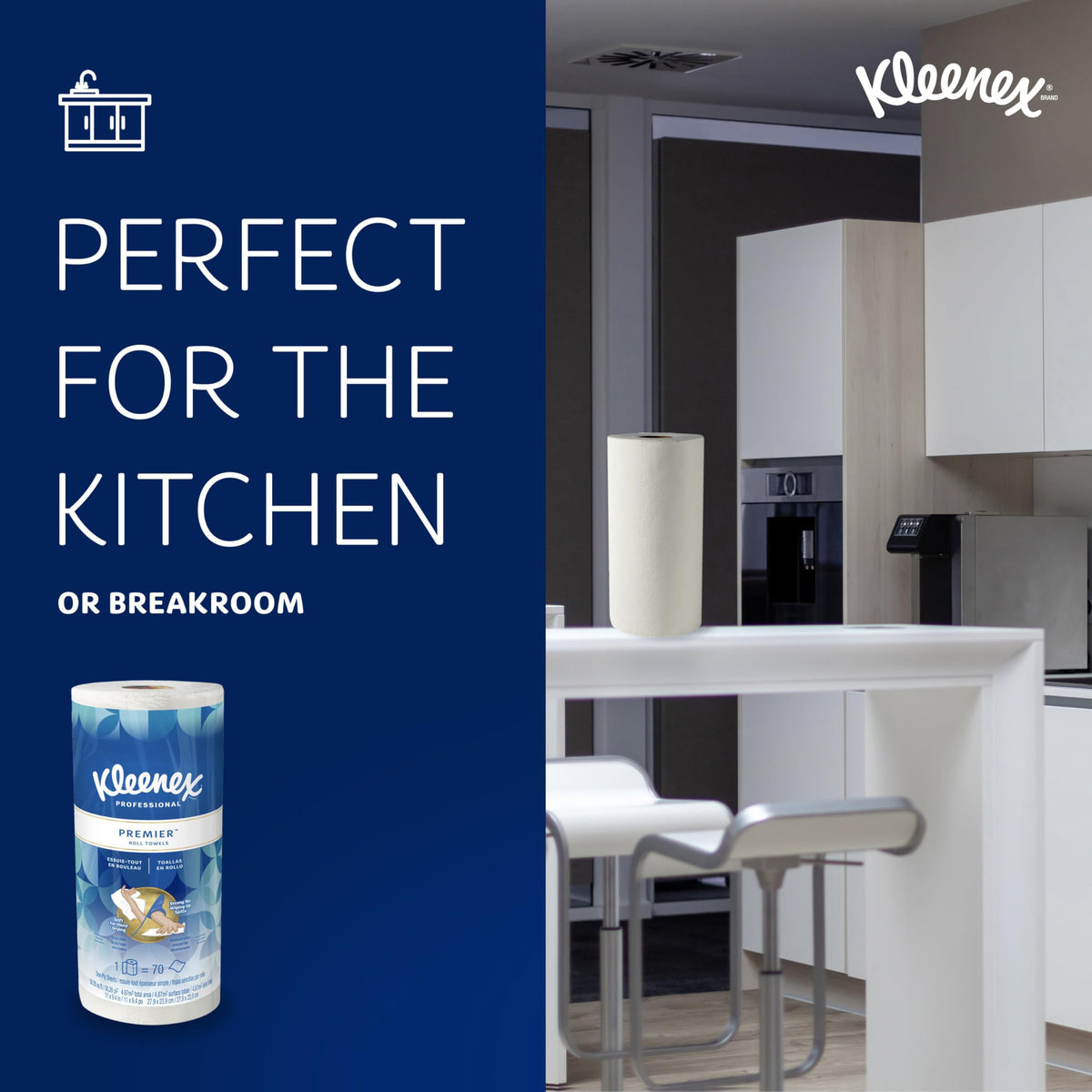 Professional Kitchen Paper Towel Rolls, 24 x 70 Sheets (13964)