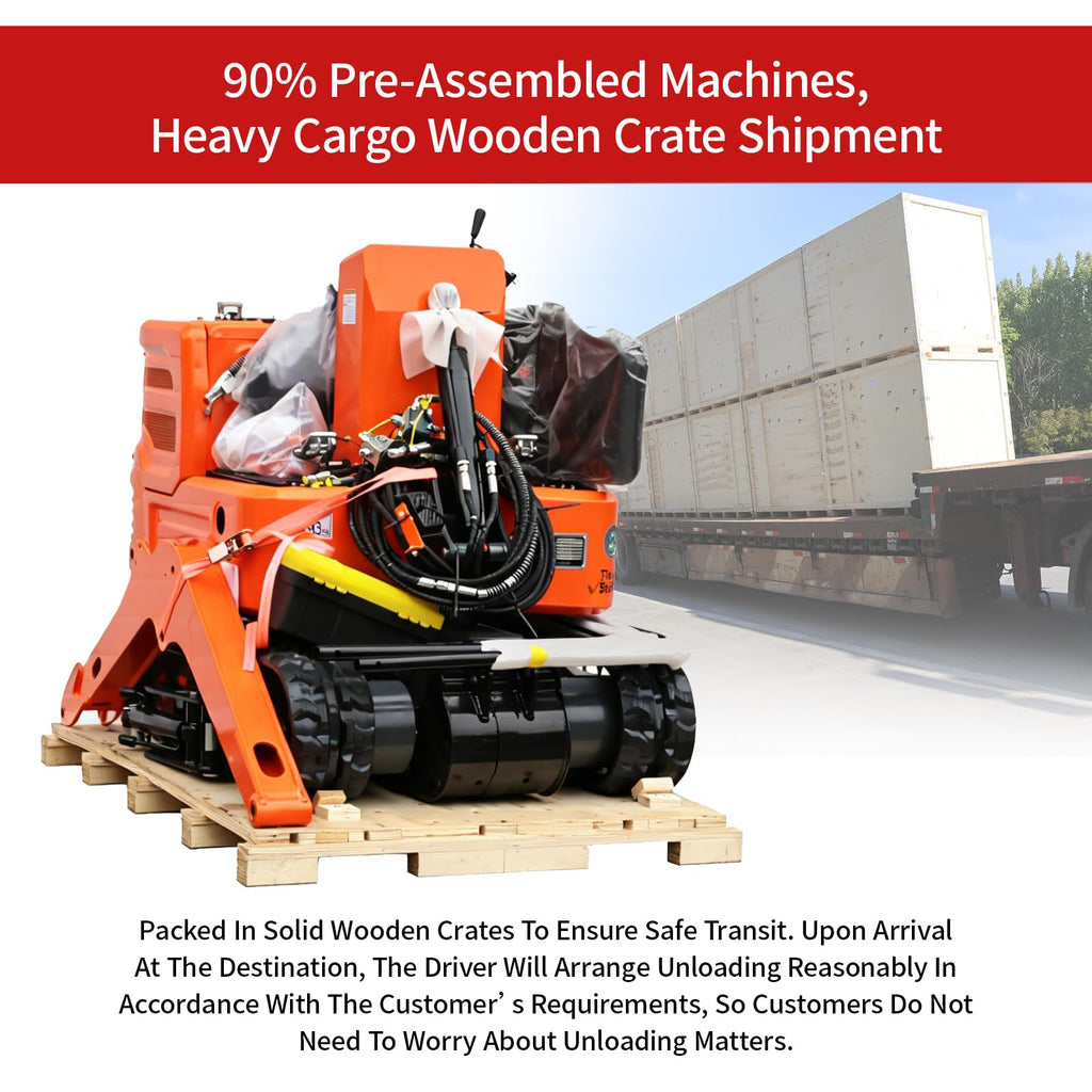1.4ton Mini Excavator with 13.5HP B&S Gas Engine, Side swing boom.