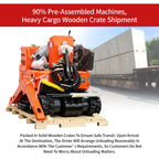 1.4ton Mini Excavator with 13.5HP B&S Gas Engine, Side swing boom.