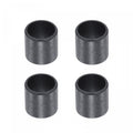 uxcell Sleeve Bearings 10mm Bore 12mm OD 10mm Length POM Wrapped Oilless Bushings Black 4pcs