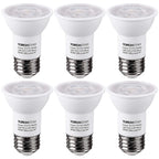 6-Pack PAR16 LED Bulb, UL Listed, Dimmable, 5000K