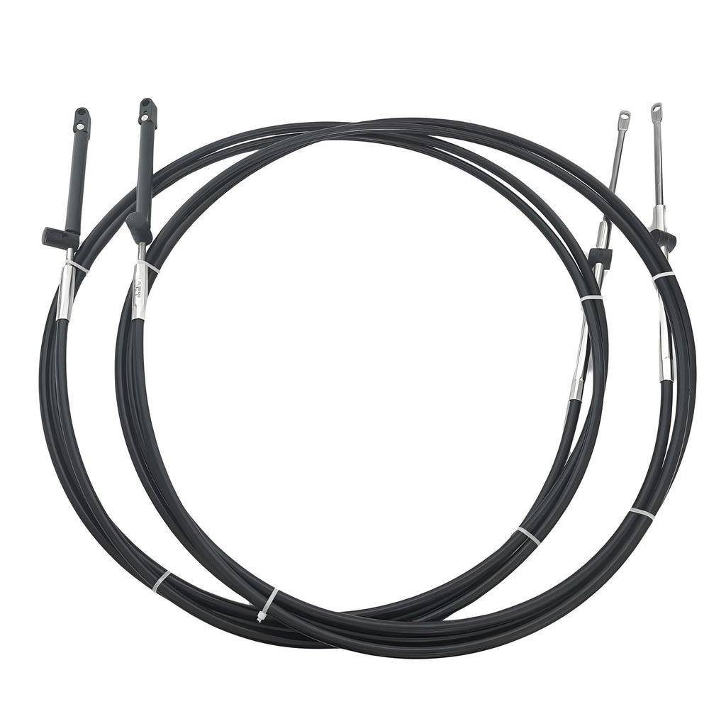 Boatcon 14FT GEN I Throttle Shift Control Cable Replace CC17914 Fits For Mercury Mariner Outboard Engine 2Pcs/Set