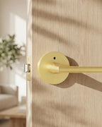 Brushed Gold Door Handles Interior Privacy Door Handle 8 Pack