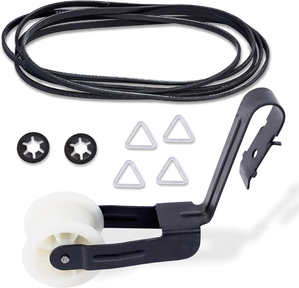 Dryer Roller Belt Kit Replaces For Whirlpool WED4815EW1, Maytag MEDX655DW1