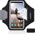 Running Armband with Zipper Pouch, Running Phone Holder,Up to 6.9" | Card Slot, Anti-Drop Buckle, Breathable, Sports