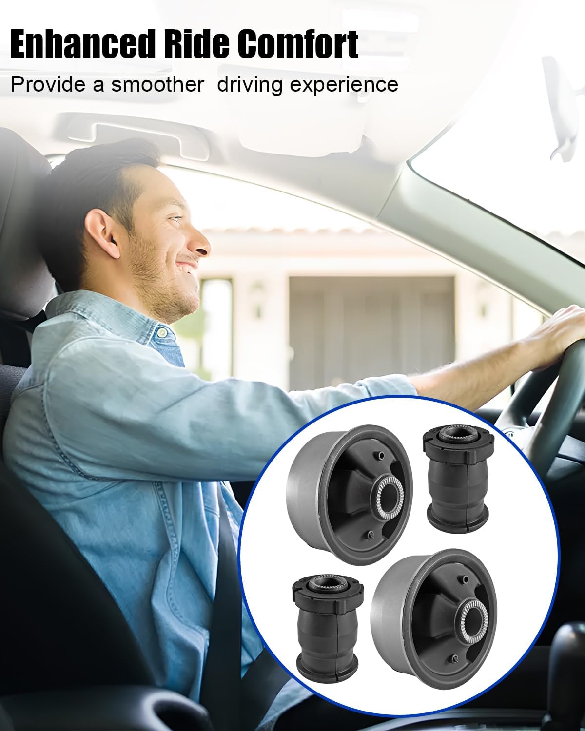 Front Lower Rearward Suspension Control Arm Bushing Fit for Toyota Corolla