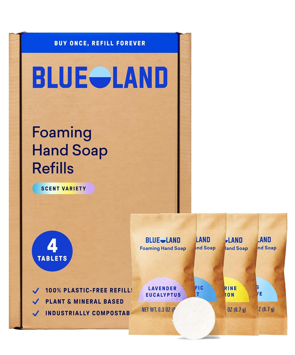 Foaming Hand Soap Refill Tablets, 4-Pack, Variety Scents