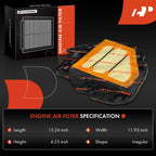 A-Premium Right Engine Air Filter Compatible with BMW & Alpina