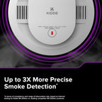 Hardwired Kidde App Enabled Smart Smoke and Carbon Monoxide Detector, AA Battery Backup, Voice Alerts, Interconnected