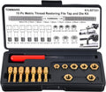 TOMMARS 15-Piece Metric Thread Chaser Set, M6 M8 M10 and M12