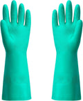 Chemical Resistant Nitrile Gloves, Resist Household Acid, Alkali, Solvent and Oil, Latex Rubber Free, 1 Pair Medium