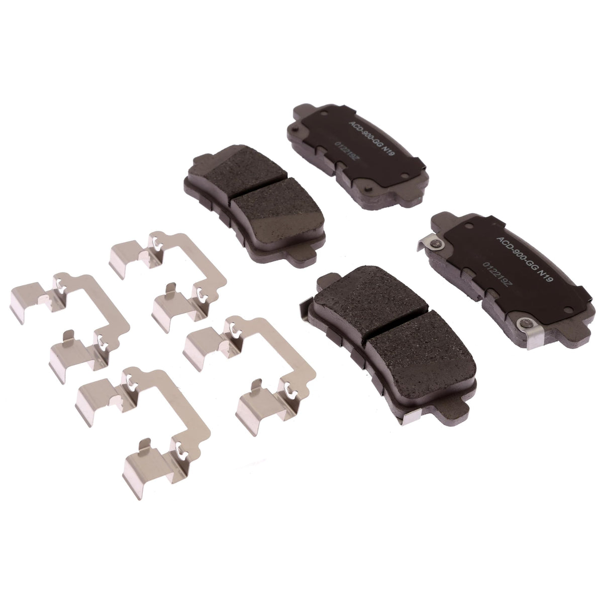 ACDelco Advantage 14D1430CHF1 Ceramic Rear Disc Brake Pad Set with Clips