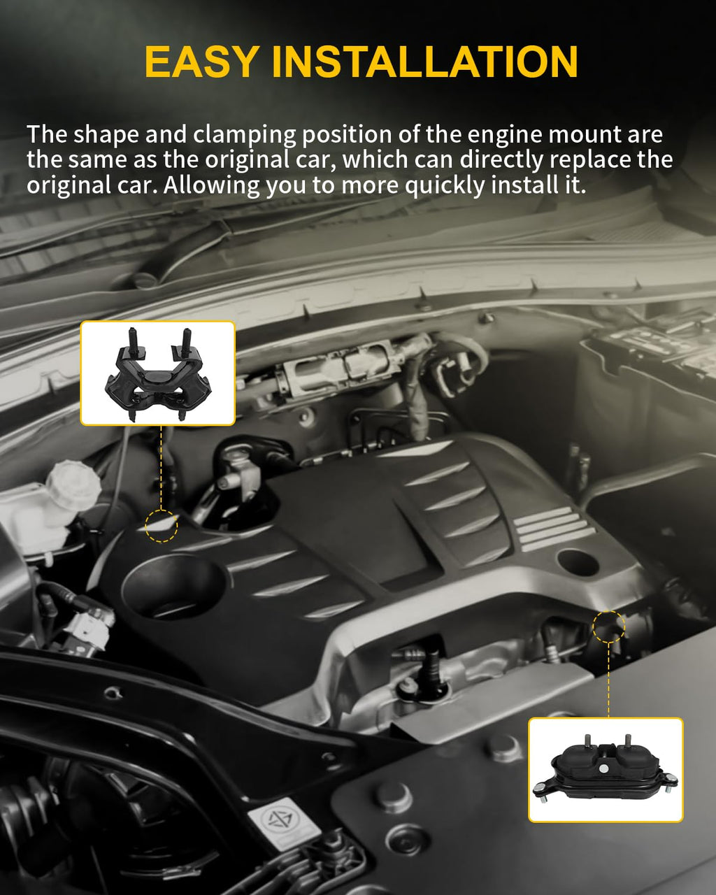 OCPTY Engine Motor Mount for Chevrolet Impala 2006-2011 3.5L